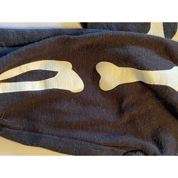 Infant Skeleton Halloween Pajama Set Black & White Long Sleeve Top & Pants 3M - Picture 4 of 9